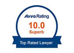 Avvo Rating 10.0 Superb | Top Rated Lawyer